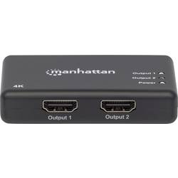 Manhattan 207669 2 Port HDMI-Splitter 4096 x 2160 Pixel Schwarz