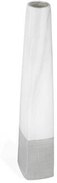 Silver Orchid Barrett Modern Marble Ceramic Vase