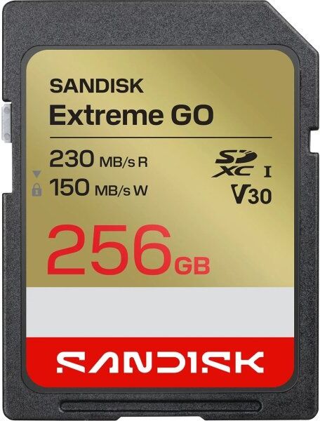 SanDisk Hukommelseskort - Sd Extreme Go 256gb