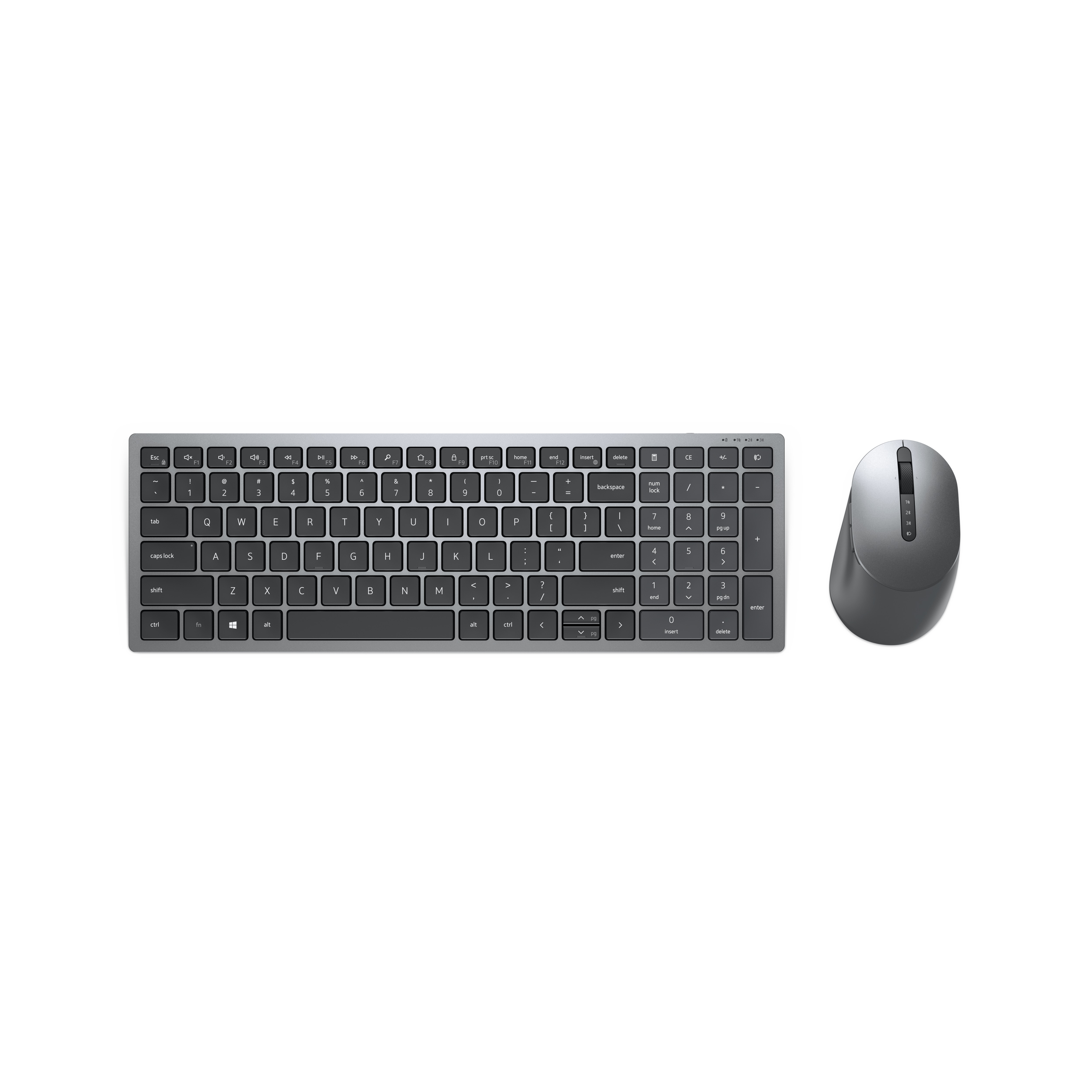 Dell KM7120W Kabellose Tastatur-Maus-Kombination KM7120W-GY-GER