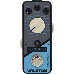 Valeton - Coral Verb II Barcode: 6959473980293 (Gitarre), Effektpedal, Schwarz