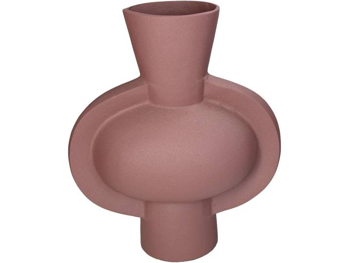 Vase Myko mauve Aluminium H 38.5 cm