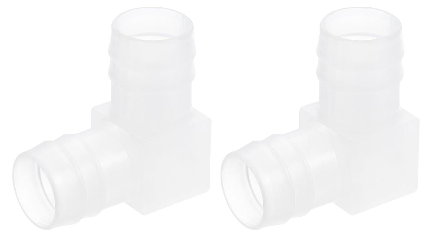 Solidchoice 2 stuks L-vormige buisverbinder 20mm voor kassen en meubels