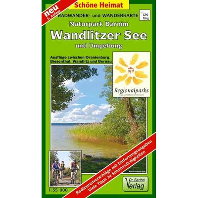 Radwander- und Wanderkarte Naturpark Barnim, Wandlitzer See und Umgebung, Sonstige von Verlag Barthel, Barthel, A, 978-3-89591-090-6