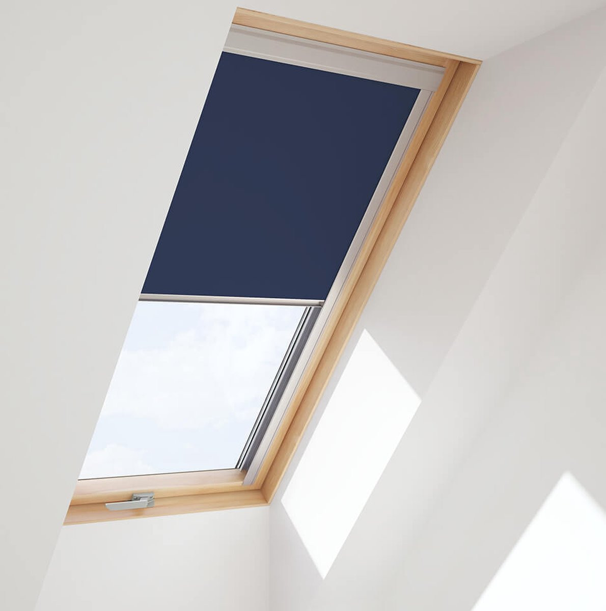 CONTRIO verduisterend rolgordijn voor Velux dakraam M04,304,1 Blauw