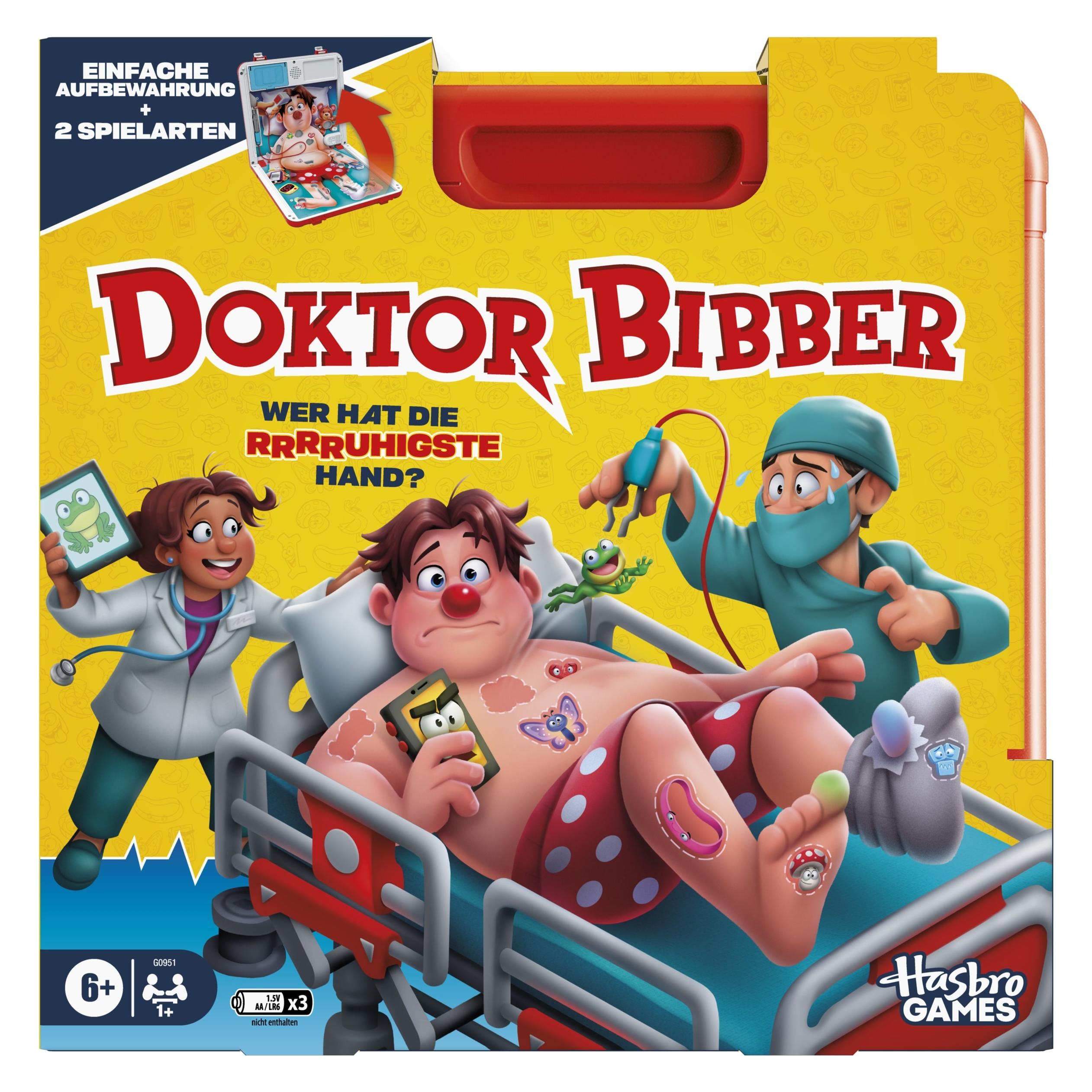 Hasbro Gaming Classic Operation Refresh Dr. Bibber (Deutsch, 1 - 6 Spieler) (G0951100)