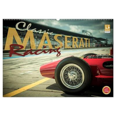 Classic Maserati Racing (Wandkalender 2025 DIN A2 quer), CALVENDO Monatskalender