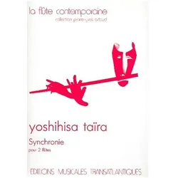 Synchronie pour 2 flutes 2 partitions, Fachbücher von Yoshihisa Taira