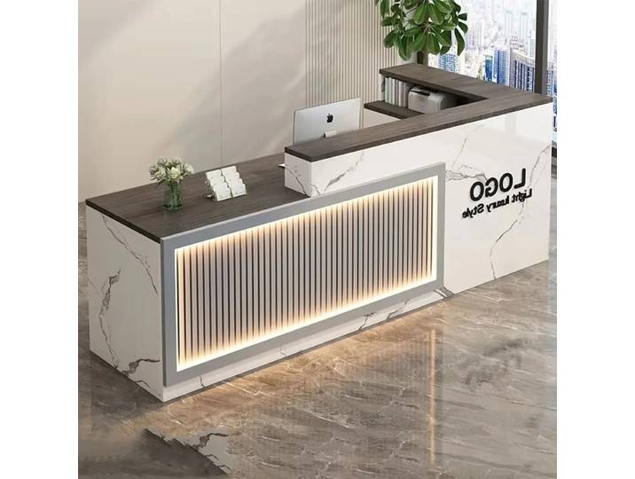 Bureau De réception De beauté Unique, rangement Senior, comptoir De Bar moderne Simple, Salon Glamour Escritorio De réception, meubles commerciaux