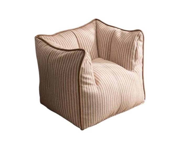 Xumh2024-3 Sitzsack Tatami Lazy Sofa Stuhl for Wohnzimmer, Einzelliege, Sitzsack, Bodencouch(Beige)