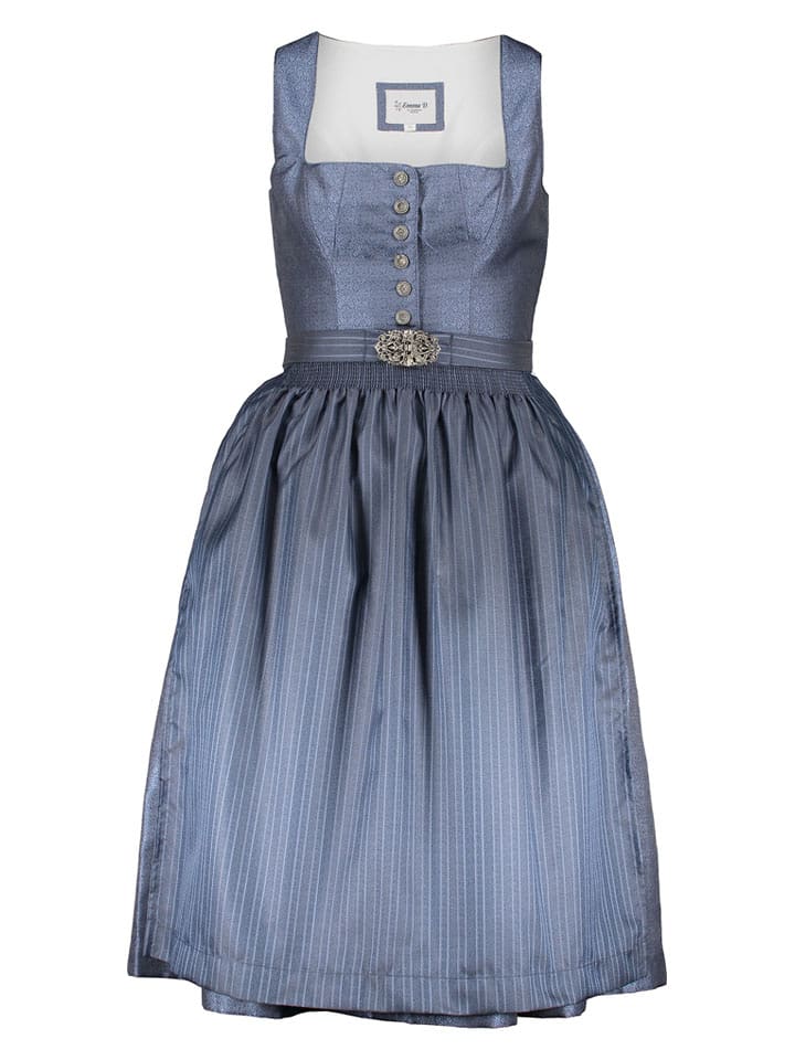 Turi Landhaus Dirndl in Dunkelblau - 34