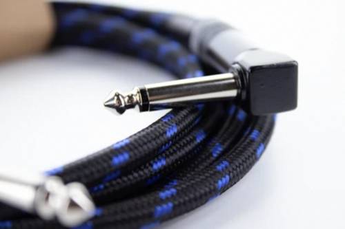 Cordial 14780 Klinke Instrumenten Anschlusskabel [1x Klinkenstecker 6.3mm (mono) - 1x Klinkenstecker 6.3mm (mono)] 3m Schwarz
