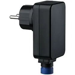 Paulmann 98848 Plug & Shine Einspeisung 230/24V DC IP44 230/24V 21VA Schwarz