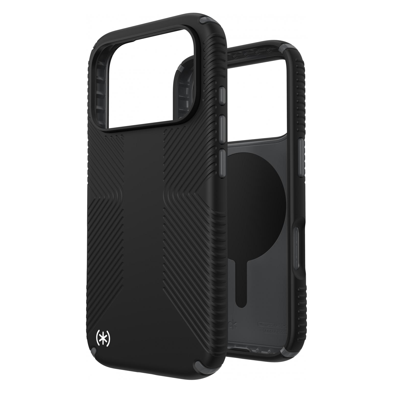 speck Presidio2 Grip + MS Apple iPhone 17 Pro Black - with Microban (Apple iPhone 17 Pro) (150976-D143)