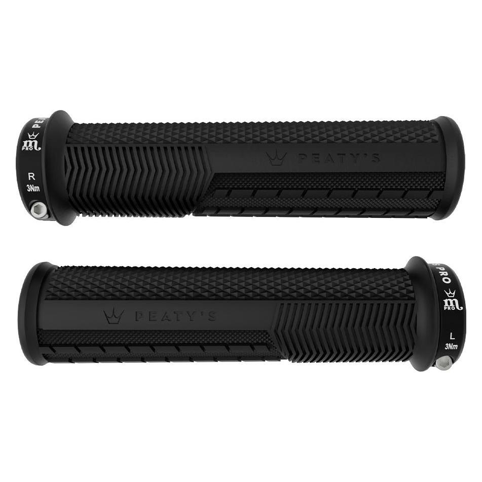 Peaty's Monarch Pro Grip Knurl Thick (PGM-PRO-KNL-THK-BLK-20)