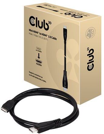 Club 3D mini hdmi to hdmi 2.0 cable 1m