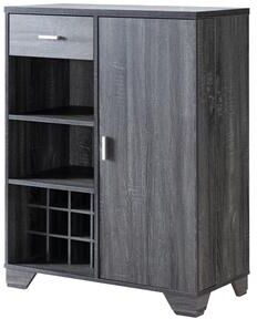 Furniture of America Valentino Contemporary Multi-Storage Bar Cabinet