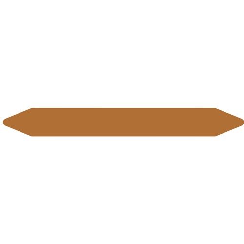 BROTHER PRE-CUT PIPE MARKER ROLLS BROWN/PETROL WITHOUT PICTOGRAM 2