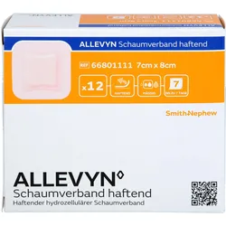 Allevyn Schaumverband 7x8 cm Haftend 12 ST