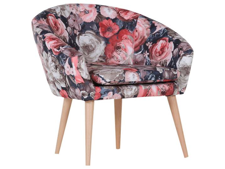 Livetastic Sessel, Mehrfarbig, Holz, Buche, massiv, Blume, 73x73x66 cm, Made in EU, Wohnzimmer, Sessel, Sonstige Sessel