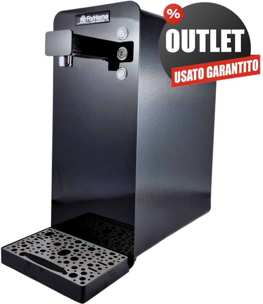 Depuratore Acqua Forhome® Elegans Nero Refrigeratore Erogatore Ambiente Fredda G