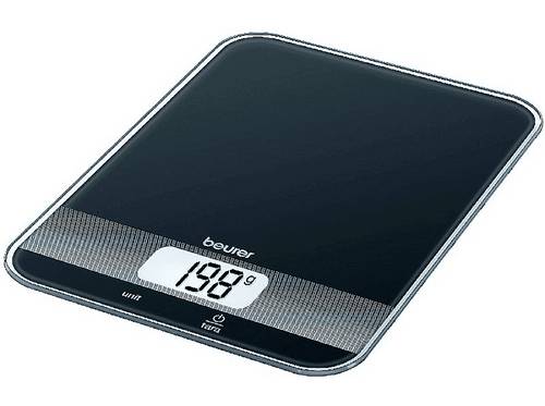 Beurer KS 19 Küchenwaage digital Wägebereich (max.)=5kg Schwarz 200 x 145 x 17