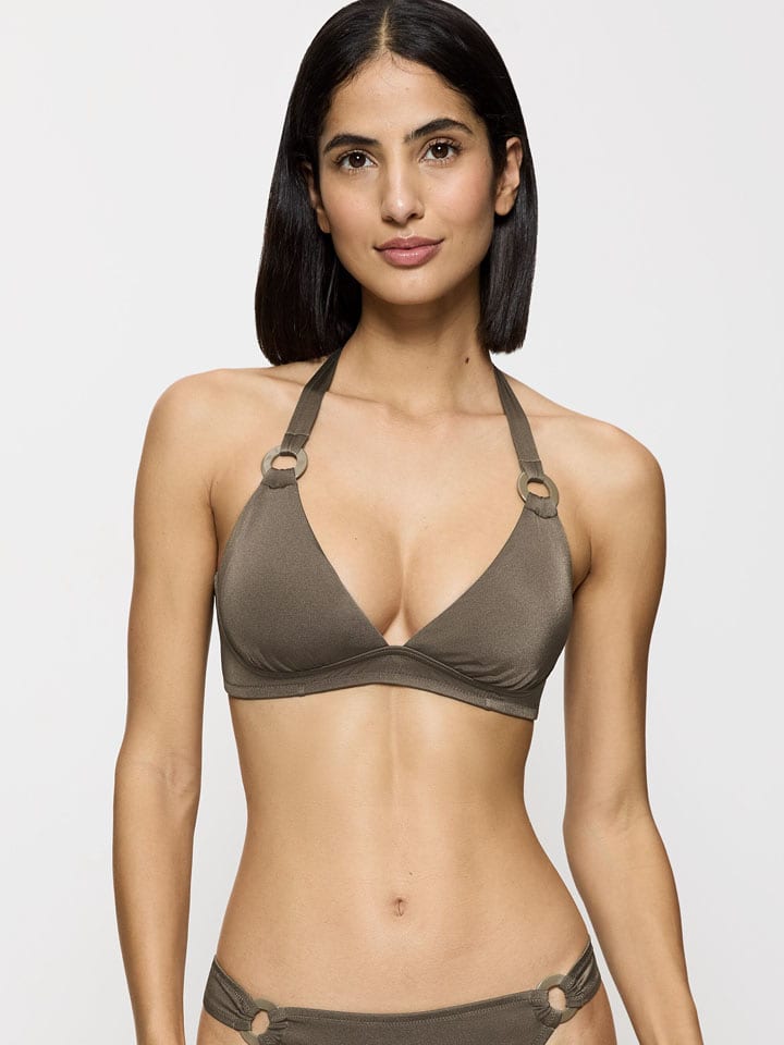 Triumph Bikini-Oberteil "Midnight Swim" in Khaki - 38D-Cup