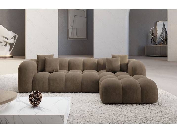 Stoff Ecksofa Formentera L-Form