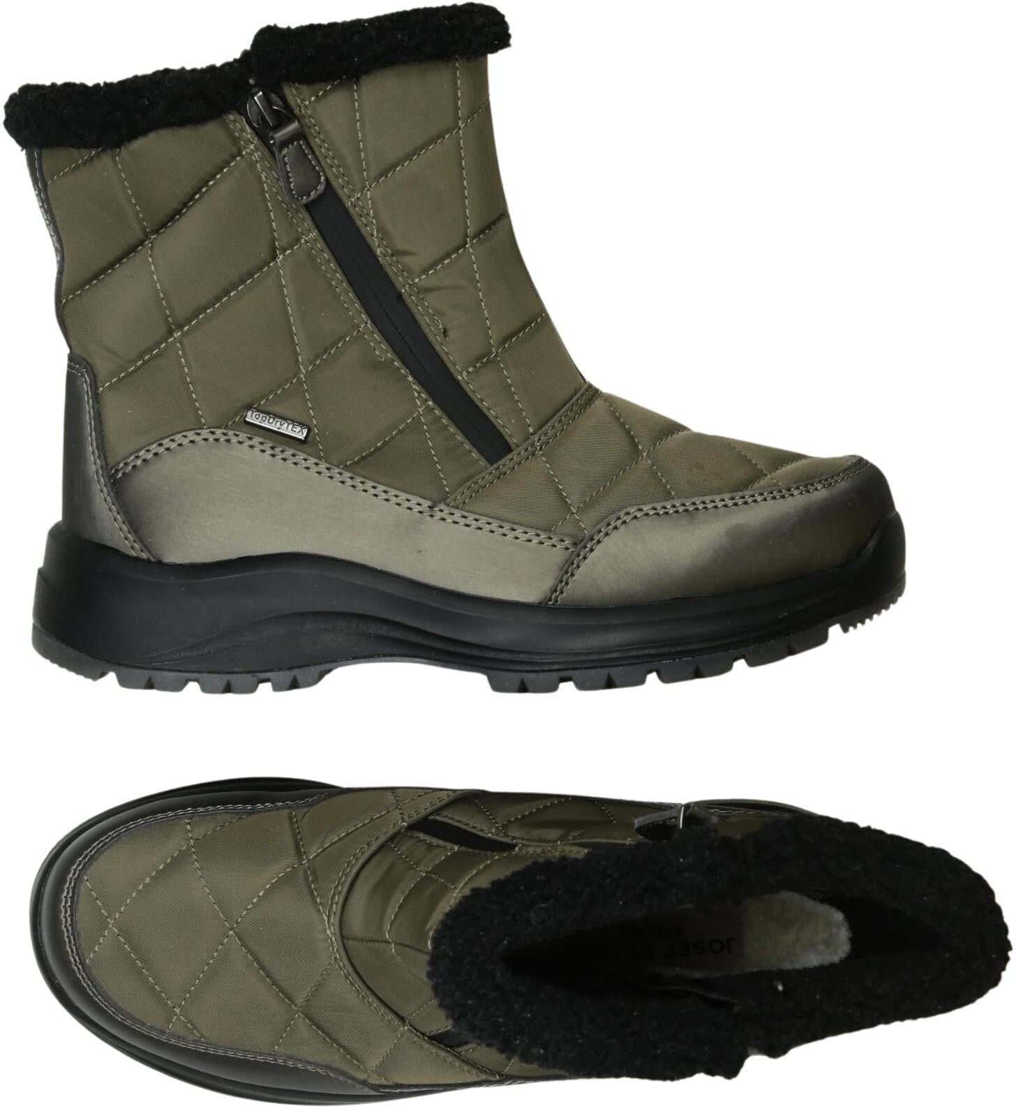 Josef Seibel Damen Stiefelette, Grün, Gr. EU 37, Tex / Membran - Second Hand
