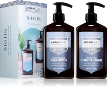 Arganicare Biotin Regenerating Set conjunto para cabelos fortes 1 un.. Biotin Regenerating Set