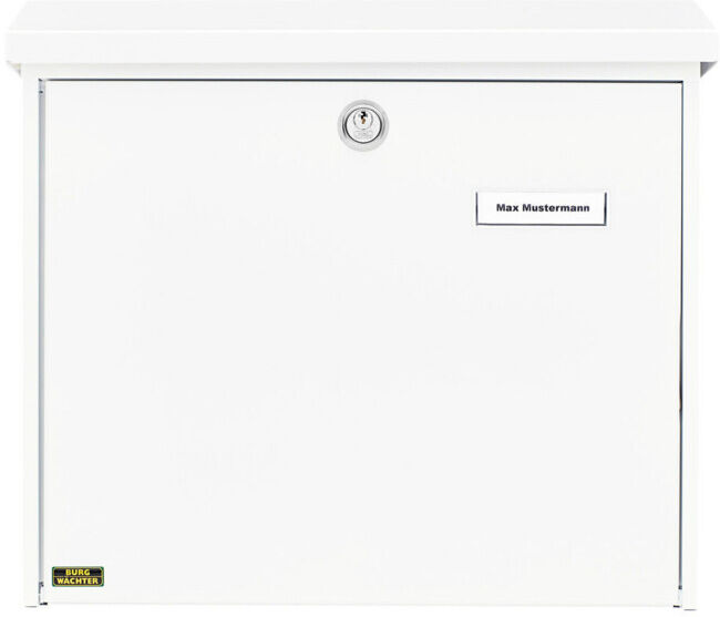 Burg-Wächter Boîte aux lettres Comfort 913 W verrouillable blanc galvanisé (4120)