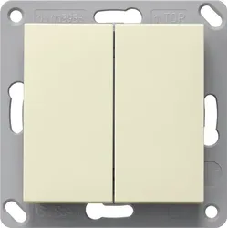 Gira 517801 RF Wandsender 2f KNX System 55 Cremeweiß