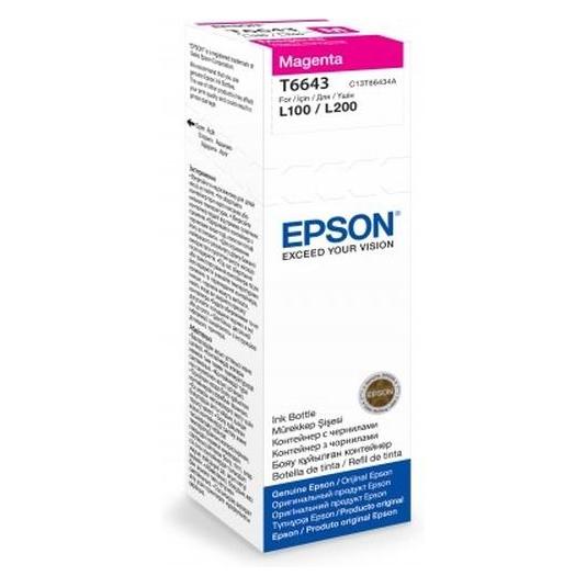 Epson ECOTANK Ink Bottle T6643 M (M) (C13T66434A)