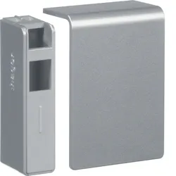 Hager Endstück zu SL 20x55mm Dekor Aluminium