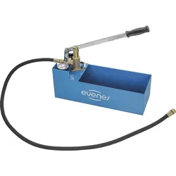 Druckprüfpumpe für Wasser Glycol Druckbereich bis 60 bar