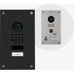 DoorBird D1101UV IP Video Türsprechanlage Graphitschwarz (Polar Raven), pulverbeschichtet, seidenmatt