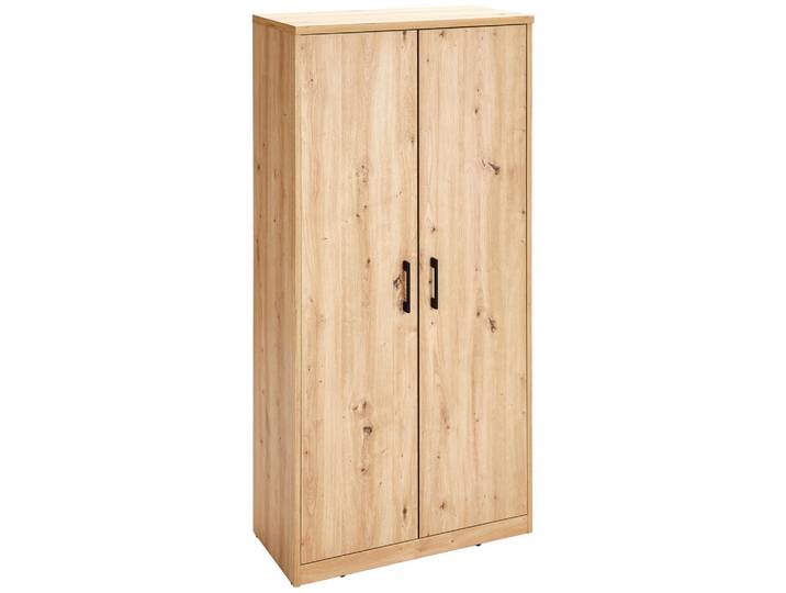 Xora Kommode, Eiche Artisan, 4 Fächer, 72x148x36 cm, Typenauswahl, Wohnzimmer, Kommoden & Sideboards, Kommoden