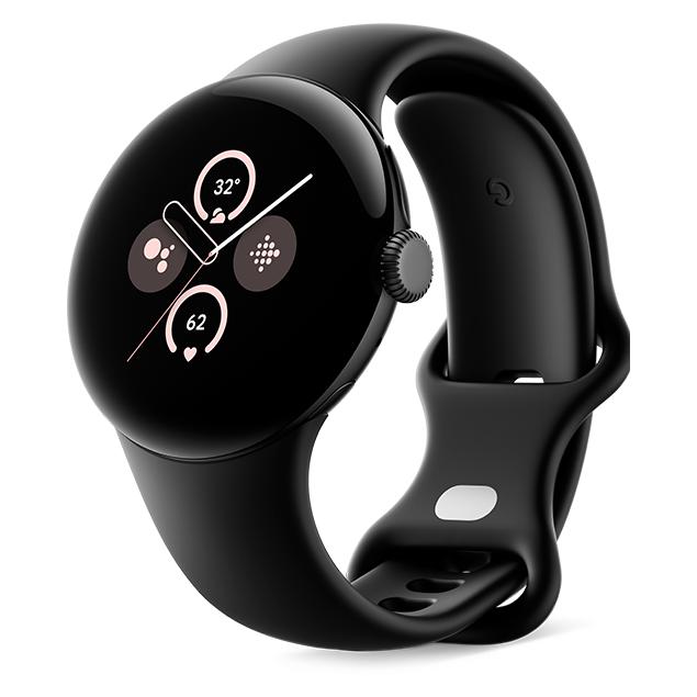 Google Pixel Watch 2 LTE (41 mm, Aluminium, Schwarz, 4G) (GA05025-DE)