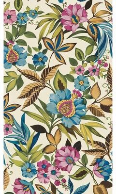 Seabrook Designs Raya Unpasted Wallpaper