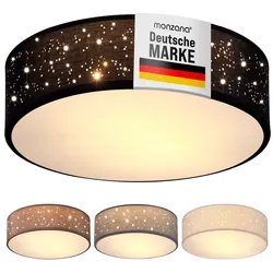 Monzana Deckenlampe Sternenhimmel 38cm schwarz