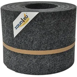 zaun zu® Sichtschutzstreifen Design Vlies für Doppelstabmatten Anthrazit 10x 2,55m