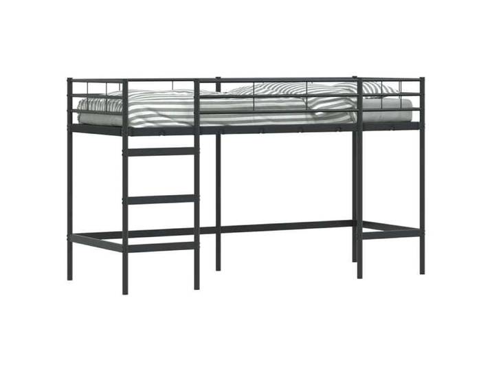 [6548744]Lit jeune/Adulte - Contemporain lit enfants lit simple Lit mezzanine pour enfants Noir 90x190 cm Poids:23.75 Kg