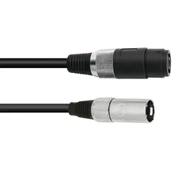 OMNITRONIC Adapterkabel Speaker(F)/XLR(M) 1m sw