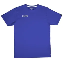 Spalding, Unisex, Sportshirt, Essential Tee (S), Blau