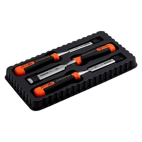 Bahco ERGO - schlagfester Stechbeitelsatz - 3-teilig/Kartonverpackung (434-S3-EUR)
