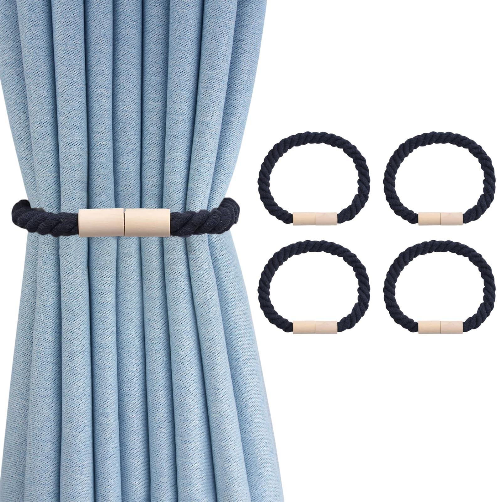 Set van 4 magnetische gordijnstrikkers