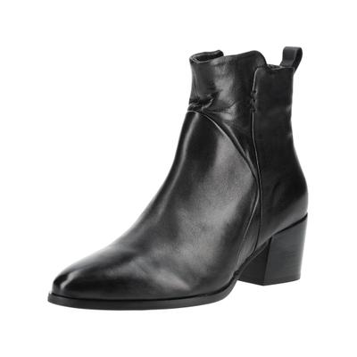 Stiefelette "B.Z. MODA by EVERYBODY Stiefelette Leder", Damen, Gr. 37, Textil, schwarz, Leder, B.Z. MODA BY EVERYBODY, Schuhe Stiefelette