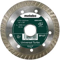 Metabo 628551000 Diamanttrennscheibe Durchmesser 115 mm Bohrungs-Ø 22.23 mm Beton 1 St.