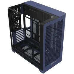 Thermaltake View 390 Air Future Dusk (ATX, mATX, Mini-ITX), PC Gehäuse, Schwarz, Violett, Blau