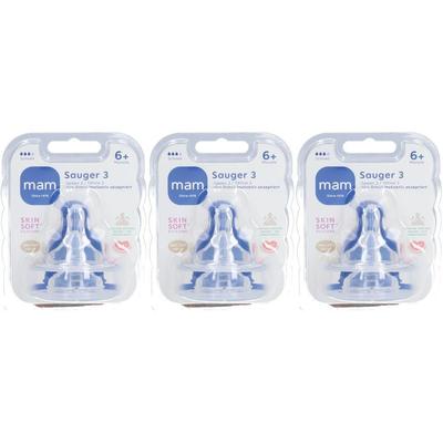 MAM Speen Maat 3 - 6m+ x3 3x2 St Sauger